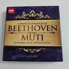 MUTI Beethoven Complete Symphonies Nos. 1-9 + more Box Set 6 CD NM for sale  Shipping to South Africa