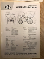 As600 1957 dumper gebraucht kaufen  Deutschland