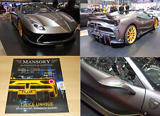 Mansory brochure catalogue d'occasion  Bédée