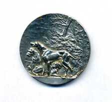Silvered dog medal d'occasion  Meulan en Yvelines
