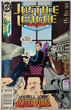 Justice League America 41 DC Comics 1990 5,5 FN- Banca Maxwell Lord comprar usado  Enviando para Brazil