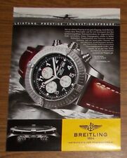 Seltene Werbung vintage BREITLING 1884 Chronograph - Leistung - Prestige 2004 comprar usado  Enviando para Brazil