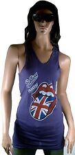 Amplified Rolling Stones UK Linguaccia Union Jack Rock Vip Star Mini Abito S 36, usado comprar usado  Enviando para Brazil