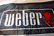 Used, Weber Grill BBQ Advertising Dealer Swooper Feather Flutter Flag Banner for sale  Shipping to South Africa