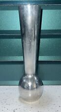 Vintage MCM  Nambe Studio 1997 Modern Flower Bud Vase 6165 Classic Aluminum for sale  Shipping to South Africa