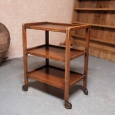 Used, Vintage Oak Trolley Drinks Tea Serving Hostess for sale  Shipping to South Africa