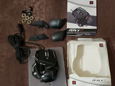 Mad Catz the Authentic RAT R.A.T 8+ (MR05DCAMBL00) Wired Gaming Mouse for sale  Shipping to South Africa