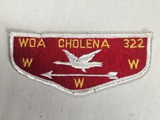 Woa Cholena OA Lodge 322 Flap BSA Patch, used for sale  Shipping to South Africa