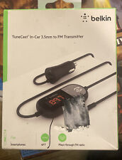 Belkin Connect TuneCast in-Car 3.5mm to FM Transmitter for Smartphones for sale  Shipping to South Africa