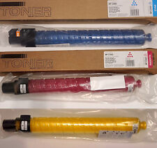 Lot of 3 Replacement Toner MP C3502 Cyan, Yellow, Magenta, Ricoh, Lanier, Savin for sale  Shipping to South Africa
