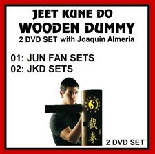 CONJUNTO DE 2 DVD INSTRUCIONAL DE TREINAMENTO DE MANEQUIM DE MADEIRA Jun Fan Jeet Kune Do comprar usado  Enviando para Brazil