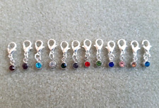 Handcrafted birthstone rhinest for sale  LEICESTER