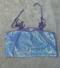 Lilac sequin crop for sale  SOLIHULL