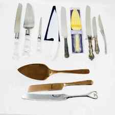 12 Pcs Assorted Wedding Cake Knife and Server Set With Faux Crystal Handles for sale  Shipping to South Africa