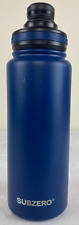 Subzero 30 oz. Anillo de sujeción azul aislado de botella de agua de doble pared segunda mano  Embacar hacia Argentina