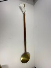 Vtg Brass Grandfather Clock Pendulum Adjustable Rod Bob Clockmaker Parts Wood, used for sale  Shipping to Canada
