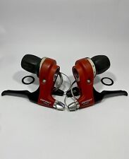 Conjunto combo de alavanca de freio SRAM Grip Shift MRX vermelho preto par vintage década de 1990 corrida MTB comprar usado  Enviando para Brazil