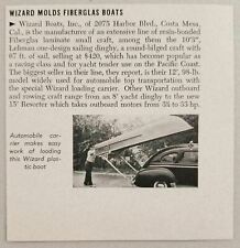 Usado, 1951 Magazine Photo Wizard barcos de fibra de vidro feitos em Costa Mesa, CA comprar usado  Enviando para Brazil