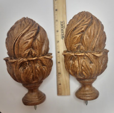 Decorative walnut finials for sale  Shipping to Ireland