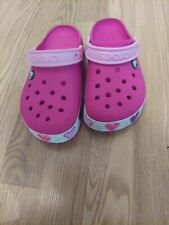 Usado, Crocs Disney Mickey Mouse zueco sin cordones talla J 2 zapatos rosados (no se enciendan) segunda mano  Embacar hacia Argentina