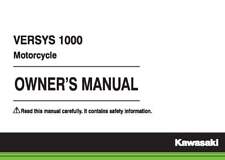 Kawasaki owners manual for sale  Lexington