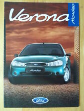 Ford Mondeo Verona Edição Especial Orig 1997 Uk Mkt Folheto De Venda comprar usado  Enviando para Brazil