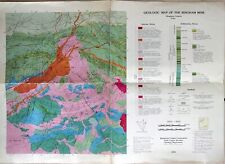 Ancienne carte géologique d'occasion  Nancy-