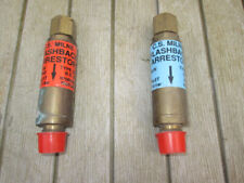 Two flashback arresters for sale  ROSSENDALE