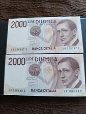 Coppia 2000 lire usato  Catania