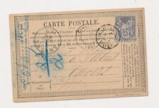 Postal Francia D353365 1878 Paz y Comercio 15c Longuyon Amberes Bélgica segunda mano  Embacar hacia Mexico