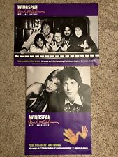 2 pôster promocional Paul McCartney Wingspan Hits and History disco dupla face 2001 comprar usado  Enviando para Brazil