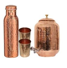 Dispensador de água de cobre 8 litros armazenamento vidro de água e tanque de garrafa para cozinha casa comprar usado  Enviando para Brazil