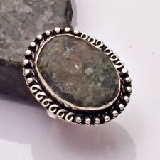 Used, Moss Agate Rough Ethnic Handmade Ring Jewelry US Size-8 AR 37441 for sale  Shipping to Canada