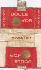 BOULE D'OR - BELGIUM empty cigarette pack packet label wrapper for sale  Shipping to South Africa