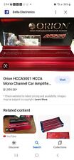 Amplificador monobloco Orion HCCA classe D 5000W - HCCA50001D, usado comprar usado  Enviando para Brazil