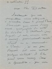 Henri lebasque lettre d'occasion  Paris IX