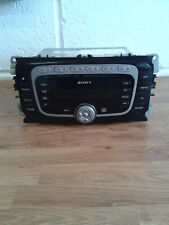 FORD SONY MP3 FOCUS MK2 MONDEO MK4 CAR RADIO STEREO CD PLAYER WITH CODE for sale  Shipping to South Africa