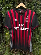 CAMISA DE FUTEBOL AC MILAN 2016/2017 HOME JERSEY por ADIDAS AP7964 MASCULINA Tamanho P, usado comprar usado  Enviando para Brazil