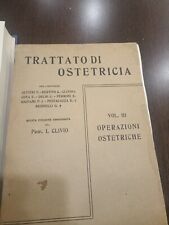 Trattato ostetricia manuale usato  Italia