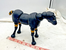 antiguo juguete twistum madera mula negra años 20 madera animal circo articulado raro segunda mano  Embacar hacia Mexico