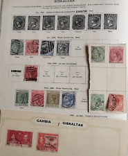 Gibraltar stamps collection for sale  AYLESBURY