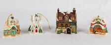 Four piece ornament houses, used for sale  Shipping to South Africa