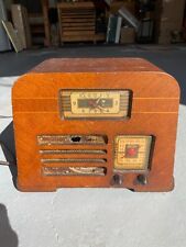 1939 Sessions Deco Trapézio PHILCO PT-69 Rádio Relógio de Madeira - Hums, mas sem música comprar usado  Enviando para Brazil