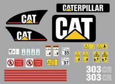 Caterpillar 303 decalcomanie usato  Campagna