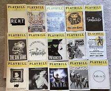 Lot playbill brochures for sale  Gainesville