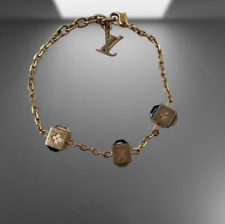 Auténtico brazalete de apuesta Louis Vuitton M65209 piedra Swarovski oro púrpura segunda mano  Embacar hacia Argentina