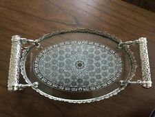 Moroccan silver mirrortray for sale  WOKING