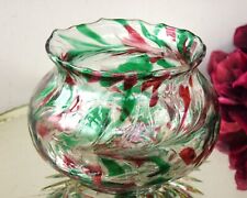 Glass bowl vase for sale  BRIDGNORTH