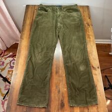 Polo Ralph Lauren Corduroy Pants Mens 36x32 Green Straight Leg Casual , used for sale  Omaha