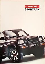 Daihatsu sportrak brochure for sale  BIGGLESWADE